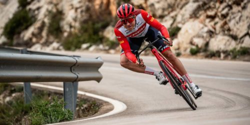 Mathias Vacek na treku Segafredo