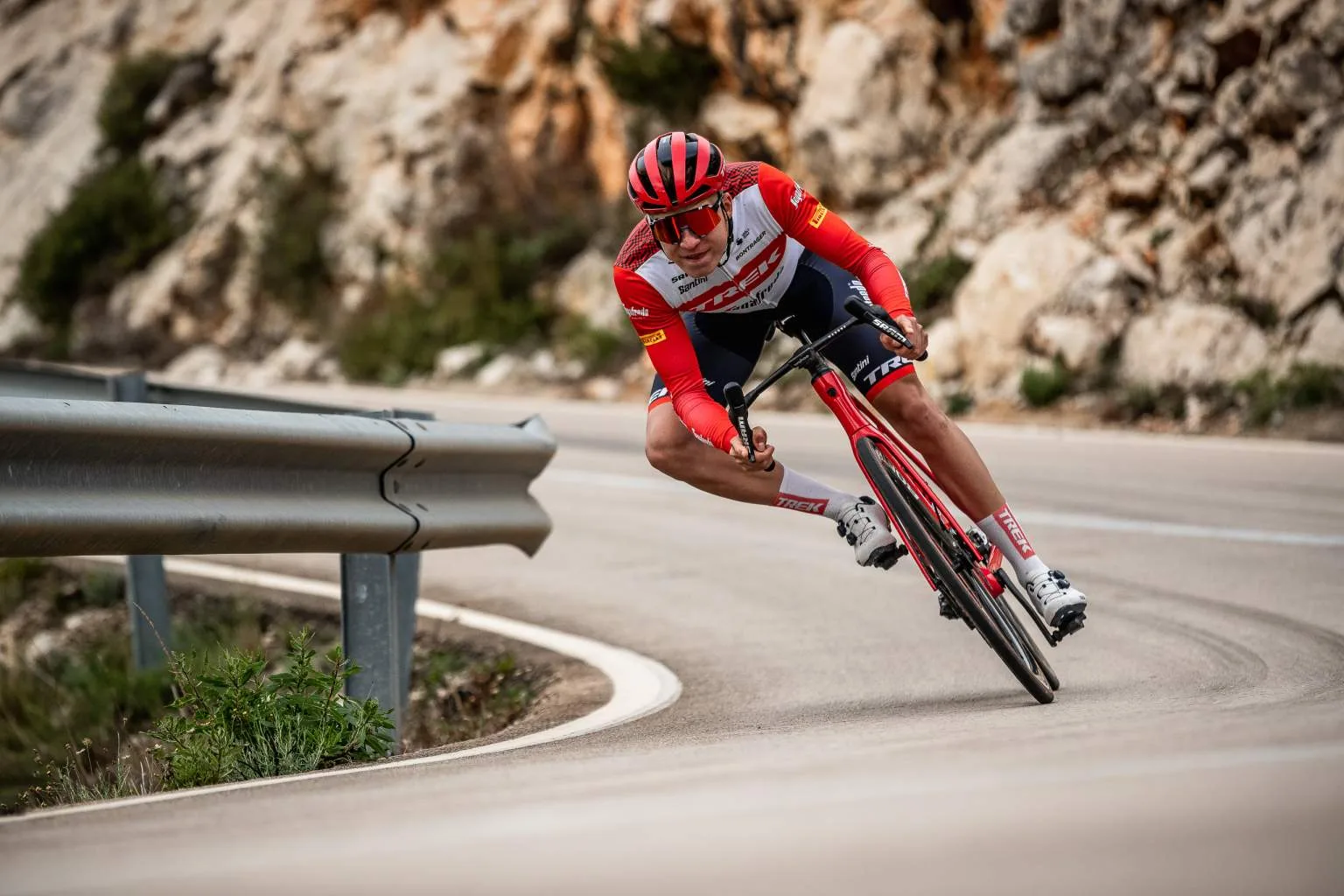 Mathias Vacek na treku Segafredo