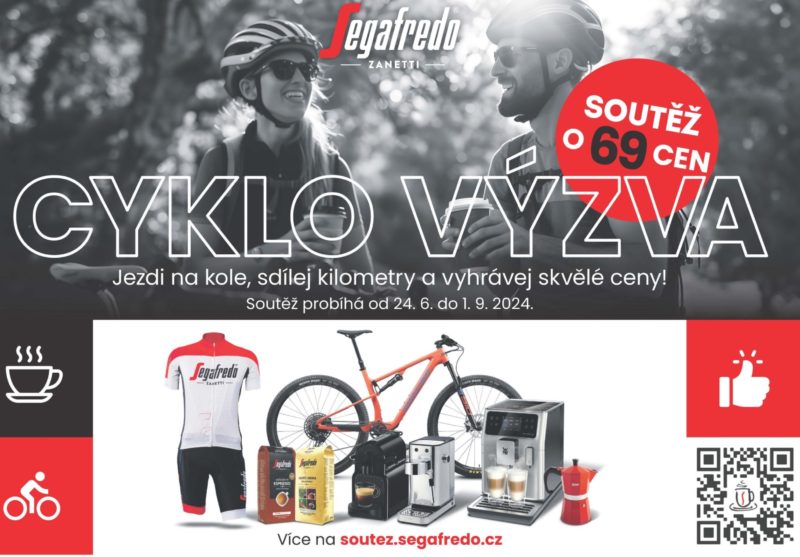 Zapoj se do cyklovýzvy Segafredo a vyhraj!